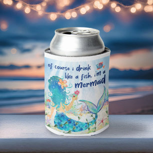 Mermaid Zee Drink zoals viszee Blikjeskoeler