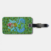 Mermaid Zee Green Scales Bagagelabel (Achterkant horizontaal)