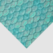 Mermaid Zee Green Scales Tissuepapier (Detail)