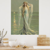 Mermaid Zee Nymph Poster Print (Keuken)