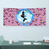 Mermaid Zee Paars Roze Banner (Beurs)
