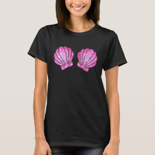 Mermaid Zee Shell Bra Costume Seashell Halloween T-shirt