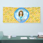 Mermaid Zee Yellow Scales Banner (Beurs)