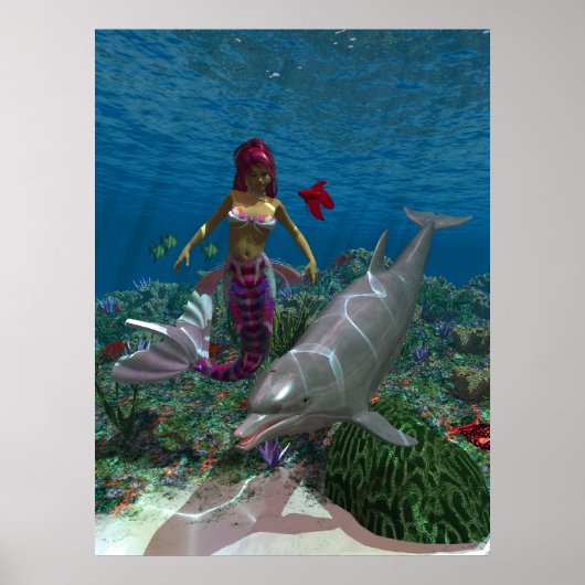 mermaïde Poster (Voorkant)