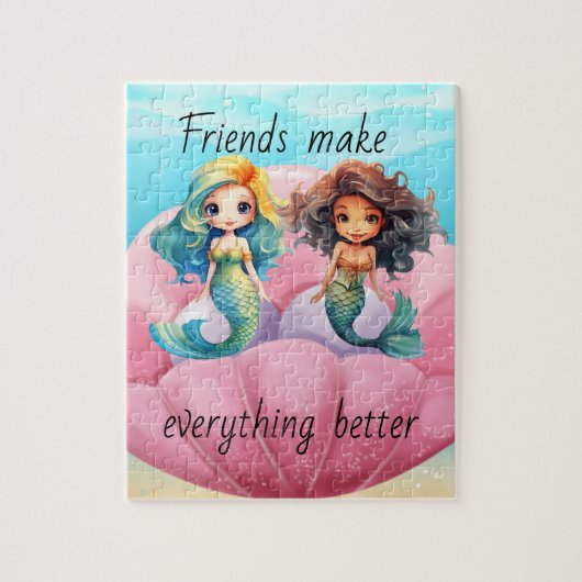 mermaïden legpuzzel (Verticaal)