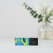 mermaïden mini visitekaartje (Staand voorkant)