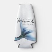 #MermaidLife Sailor Mouth Zeemeermin Soul | Blauer Flesjeskoeler (Voorkant)