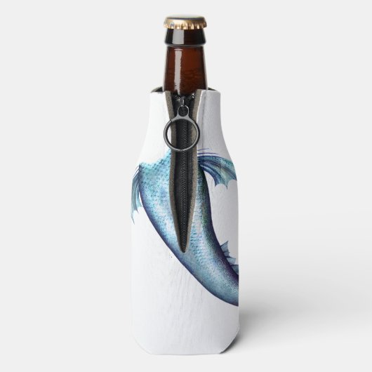 #MermaidLife Sailor Mouth Zeemeermin Soul | Blauer Flesjeskoeler (Fles Achterkant)