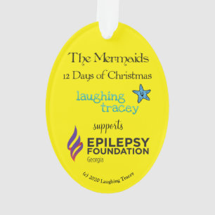 Mermaids12 dagen - Epilepsy 2020 Ornament