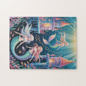 Mermaids and underwater castles legpuzzel (Horizontaal)