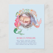 Mermaids BUDGET FOTO nodigt aankondiging uit (Voorkant)