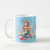 Mermaids Custom Photo Mug Anniversaire de enfant F (Gauche)