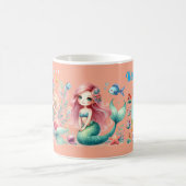 Mermaids Custom Photo Mug Anniversaire de enfant F (Centre)