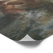 Mermaids dansen in de zee kunst poster (Hoek)