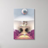 Mermaid's Dream, Fantasy digitale kunst Canvasprin Canvas Afdruk (Voorkant)