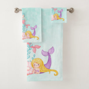 Mermaids et méduses sous l'aquarelle marine
