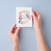 MERMAIDS - Gepersonaliseerd Flyer (Hand)