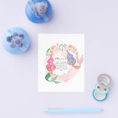 MERMAIDS - Gepersonaliseerd Flyer (Enkel)