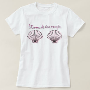 Mermaids hebben meer flauw grafisch T-shirt