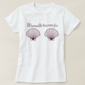 Mermaids hebben meer flauw grafisch T-shirt
