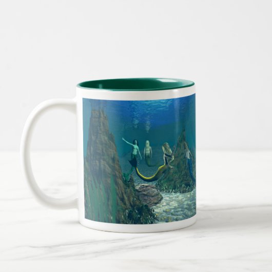 Mermaids Mélange 1 Mug à deux tons (Gauche)