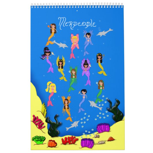 Mermaids Mini Posters Book Kalender (Hoes)