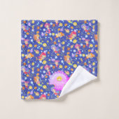 Mermaids Navy Blue (Gant de toilette)