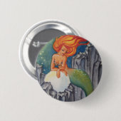 Mermaids Pearl Button (Voorkant /achterkant)