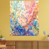 Mermaid's Shadow: Ocean Depths Canvas Afdruk (Insitu (Woonkamer))