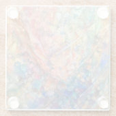 Mermaid's Shadow: Ocean Depths Glazen Onderzetter (Achterkant)