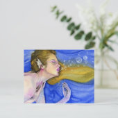 Mermaid's Summer Dream Briefkaart (Staand voorkant)