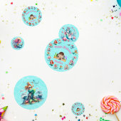 Mermaids table d'anniversaire Confetti pour la fêt