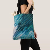 "Mermaid's Tale" - Alcohol Ink Art voor Draagtas (Dichtbij)