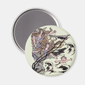 Mermaids  Victoriaans illustratie Magneet (Voorkant / Achterkant)