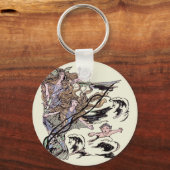 Mermaids  Victoriaans illustratie Sleutelhanger (Voorkant)