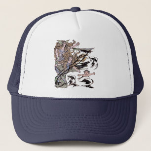 Mermaids  Victoriaans illustratie Trucker Pet