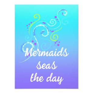 Mermaids Zeeen het Poster Dag