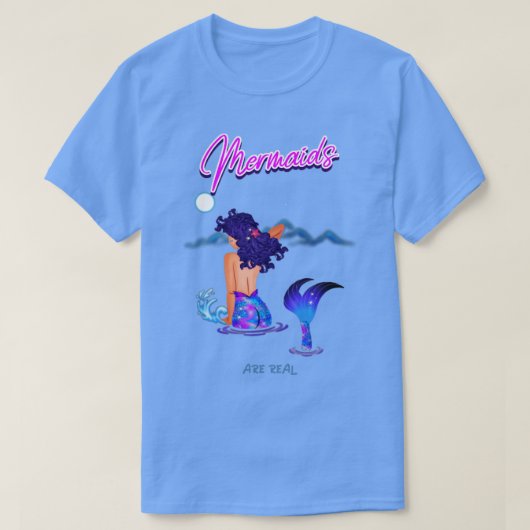 Mermaids zijn echt t-shirt (Design voorkant)