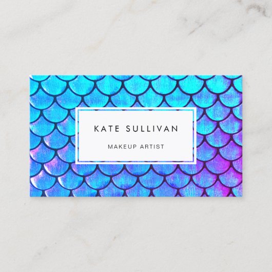 mermaïstisch visitekaartje (Voorkant)