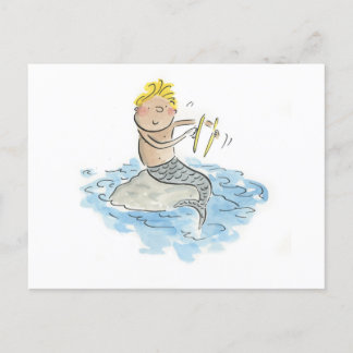 Merman Cymbals Briefkaart