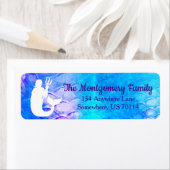 Merman en Trident | Familienaam Etiket (Insitu)