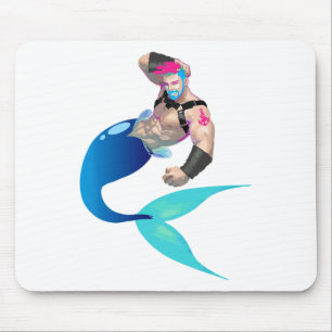 Merman Gay Cruise S. voor mannen: stranden, vaten Muismat
