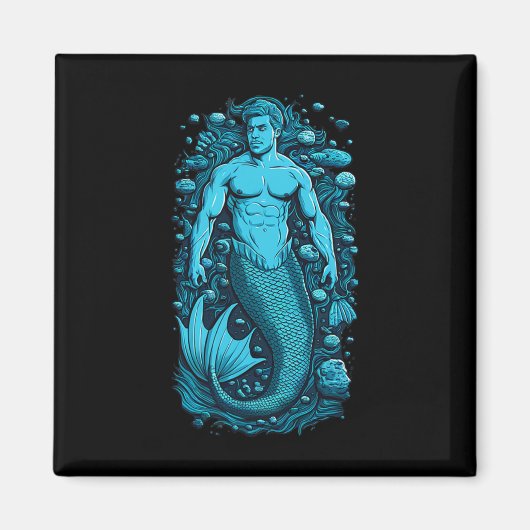 Merman Gay cruise voor mannen: straten en bros Magneet (Voorkant)