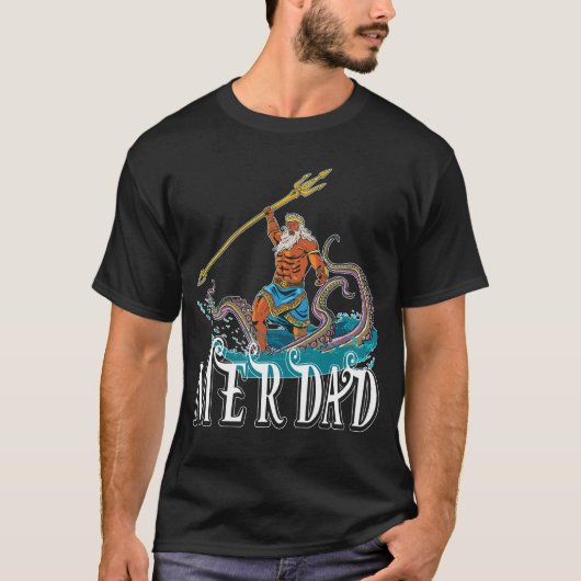 Merman Merdad Mermaid Dad T-shirt (Voorkant)