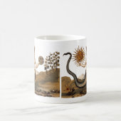 Merman met Sun en Moon Coffee Mok (Center)