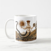Merman met Sun en Moon Coffee Mok (Links)