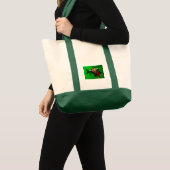 Merman met Zee Turtle Canvas tas (Voorkant (product))