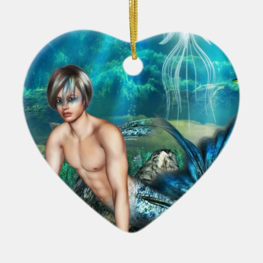 Merman Ornaments Keramisch Ornament (Voorkant)