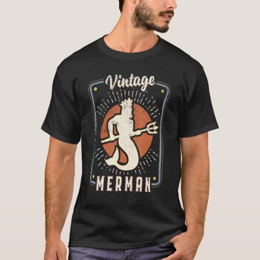 Merman Retro Classic Love 1 T-shirt (Voorkant)