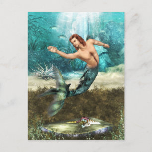 Mermen Briefkaart